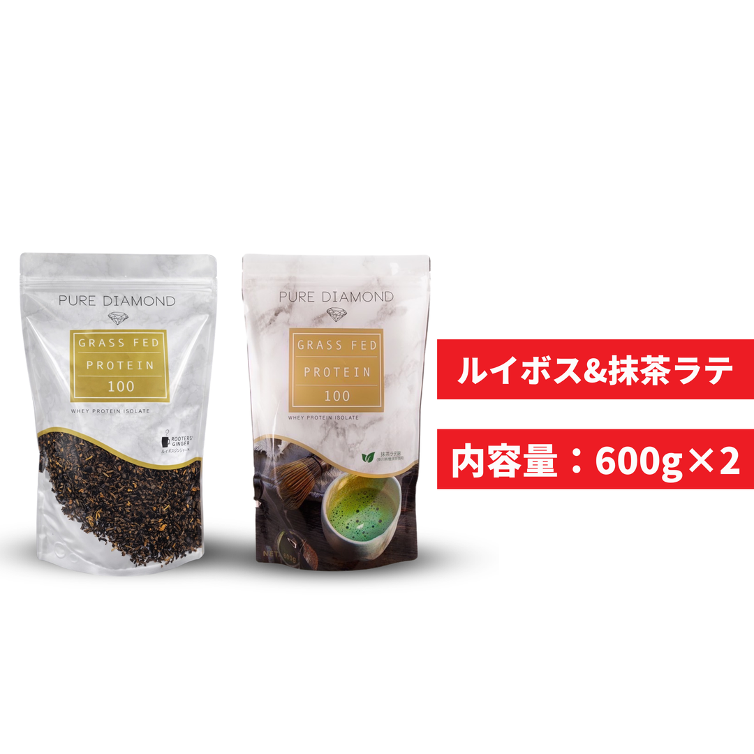 GFプロテイン［600g×２種セット_Tea&Matcha］